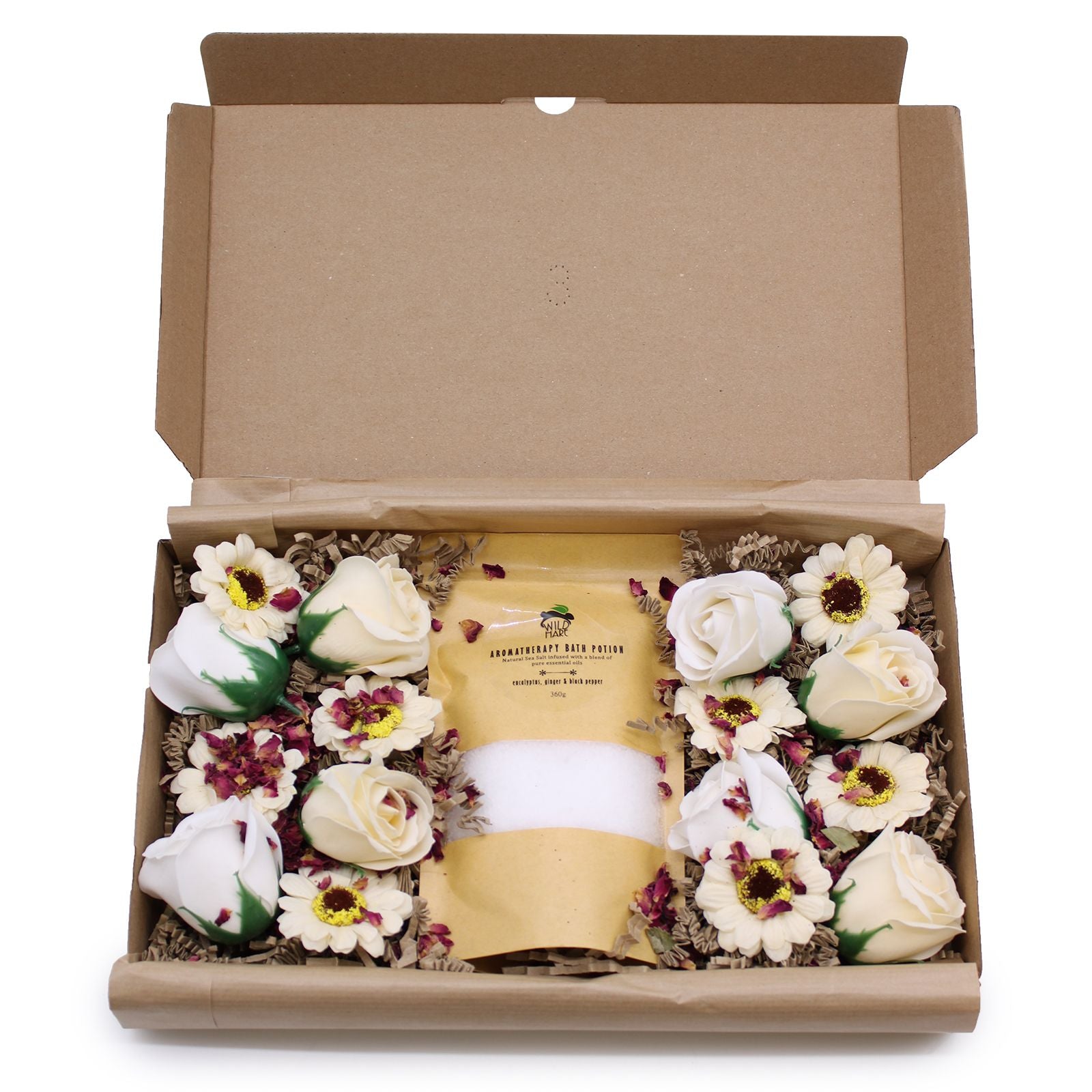 Salt Soak Set Cold and Flu with Eucalyptus and Ginger Bath Salt