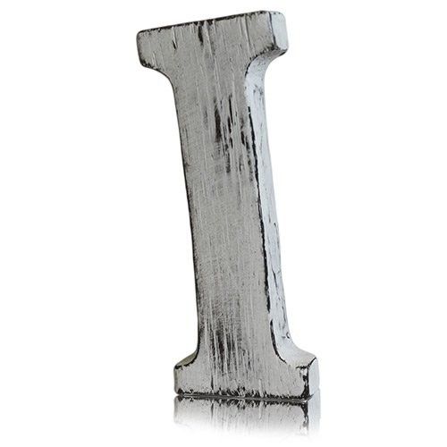 Shabby Chic Letters Individual Letter I for Home Decor Styling