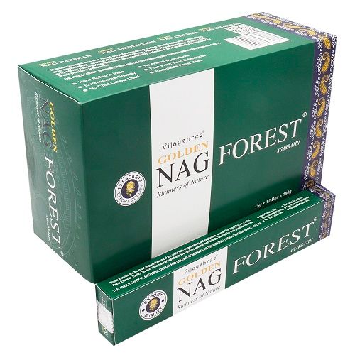 15g Golden Nag Forest Incense for Aromatic Home Fragrance
