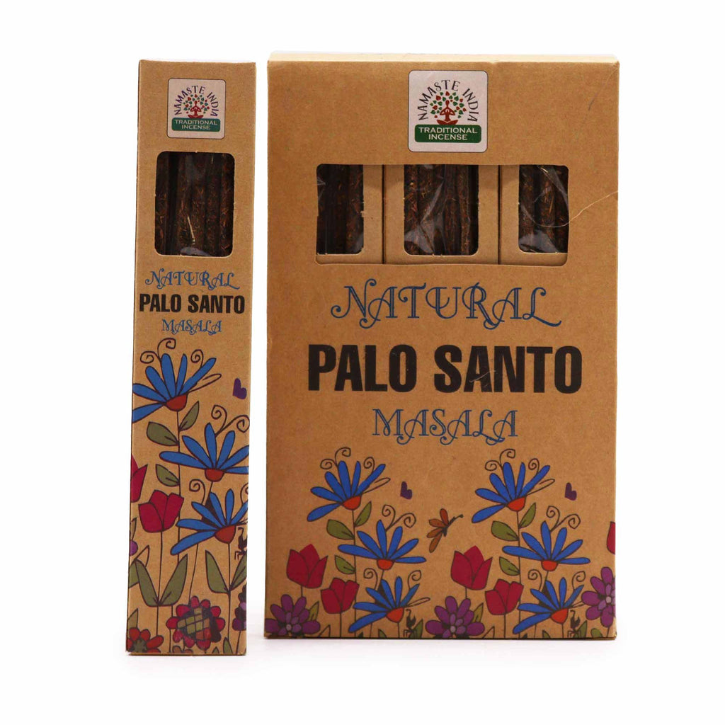 Natural Botanical Masala Incense Sticks with Palo Santo Fragrance