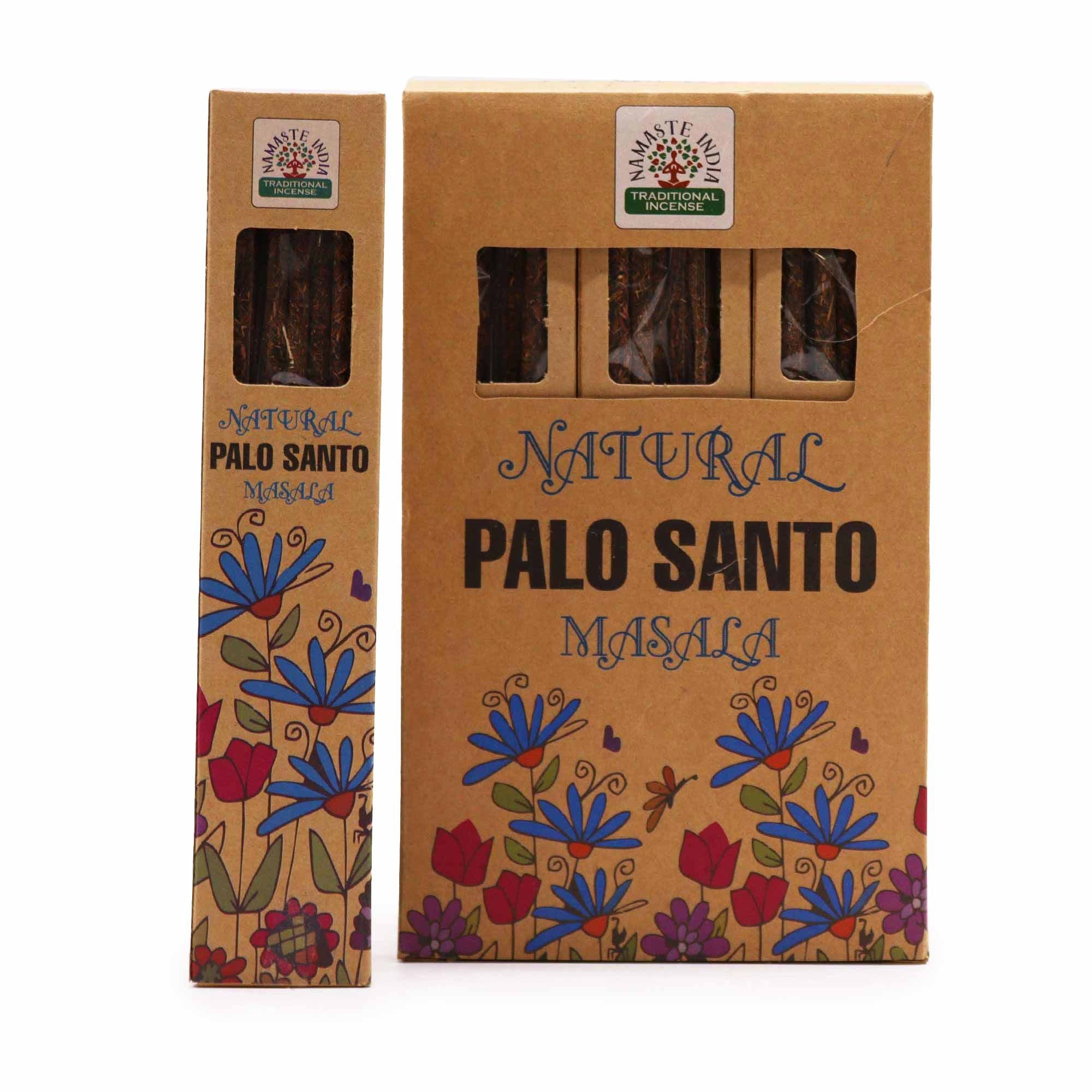 Natural Botanical Masala Incense Sticks with Palo Santo Fragrance