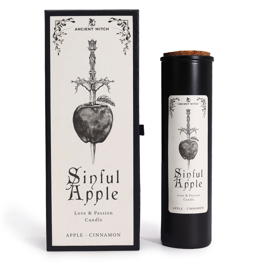 Ancient Witch Sinful Apple Ritual Candle for Love and Confidence