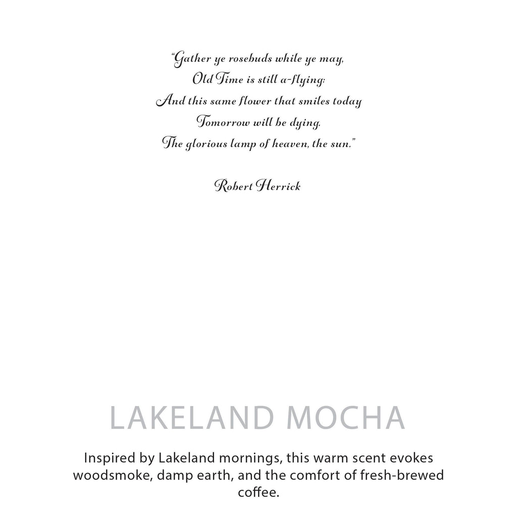 Lakeland Mocha Soy Wax Candle 350g Coffee Scented for Comfort