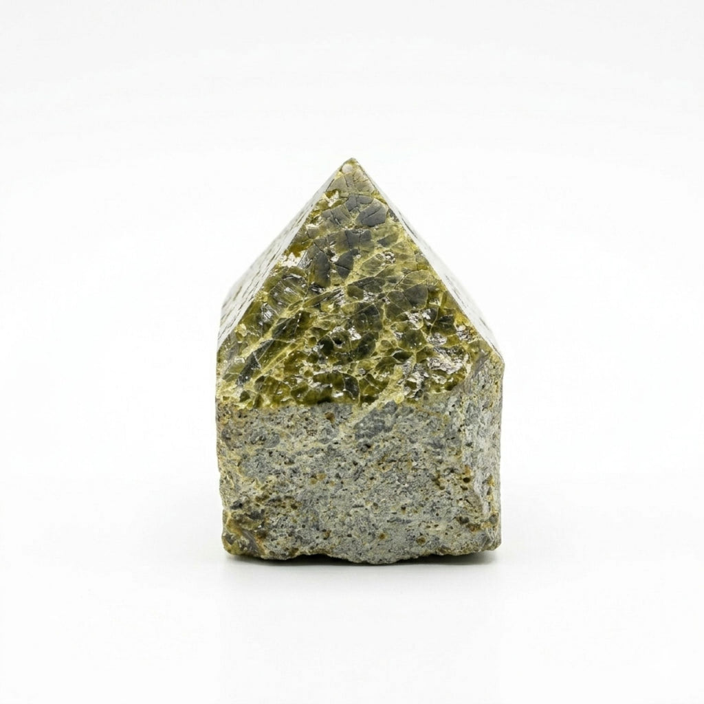 Epidote A Grade Gemstone Top Polished Points Set of 5 to 6 Pieces