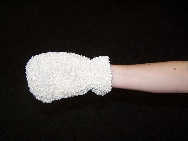 Bamboo Washing Mitt for Spa Treatments and Self Care Rituals