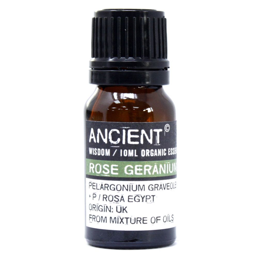 Rose Geranium Organic Essential Oil 10ml for Aromatherapy Use