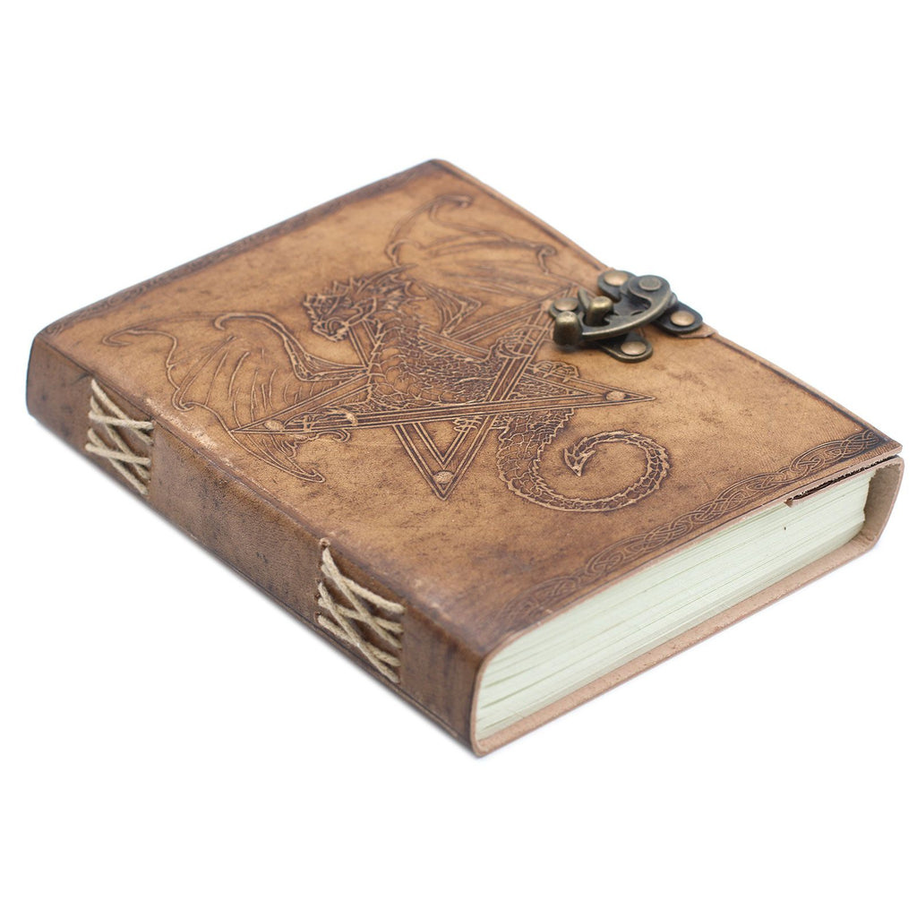 Leather Dragon Notebook for Creative Writing and Sketching