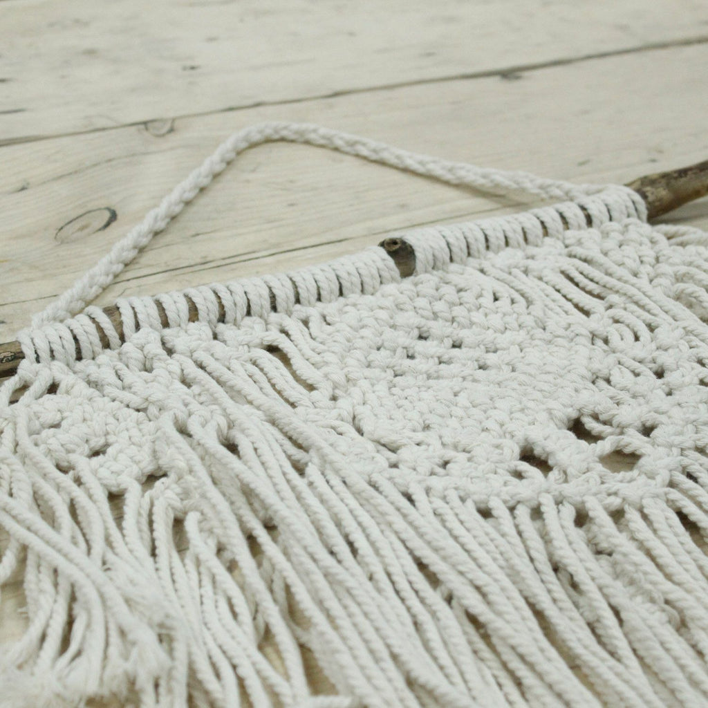 Macrame Wall Hanging Home & Heart for Boho Chic Decor