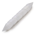 Selenite Spiral Wands 16 cm with Points for Decorative Use