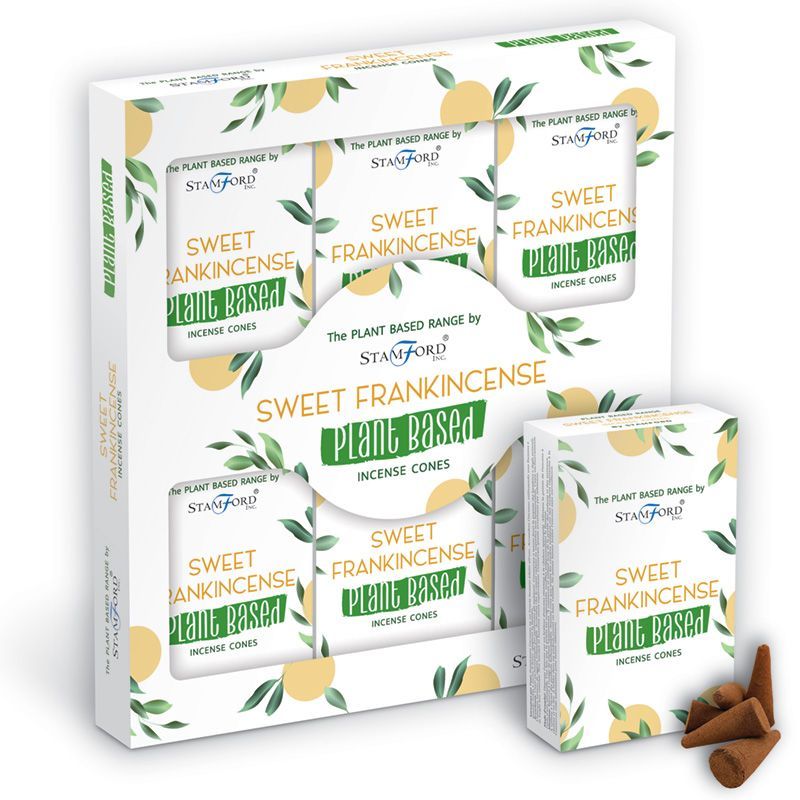 Plant Based Incense Cones Sweet Frankincense for Home Fragrance