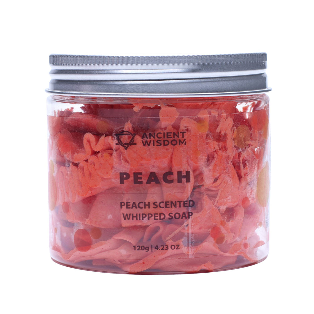 Peach Whipped Soap 120g for Refreshing Daily Cleansing Ritual
