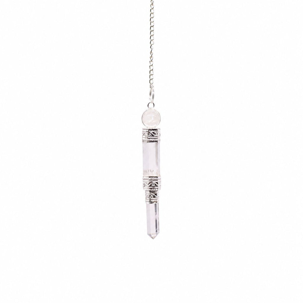 Rock Quartz Pendulum for Dowsing and Energy Practices Tool