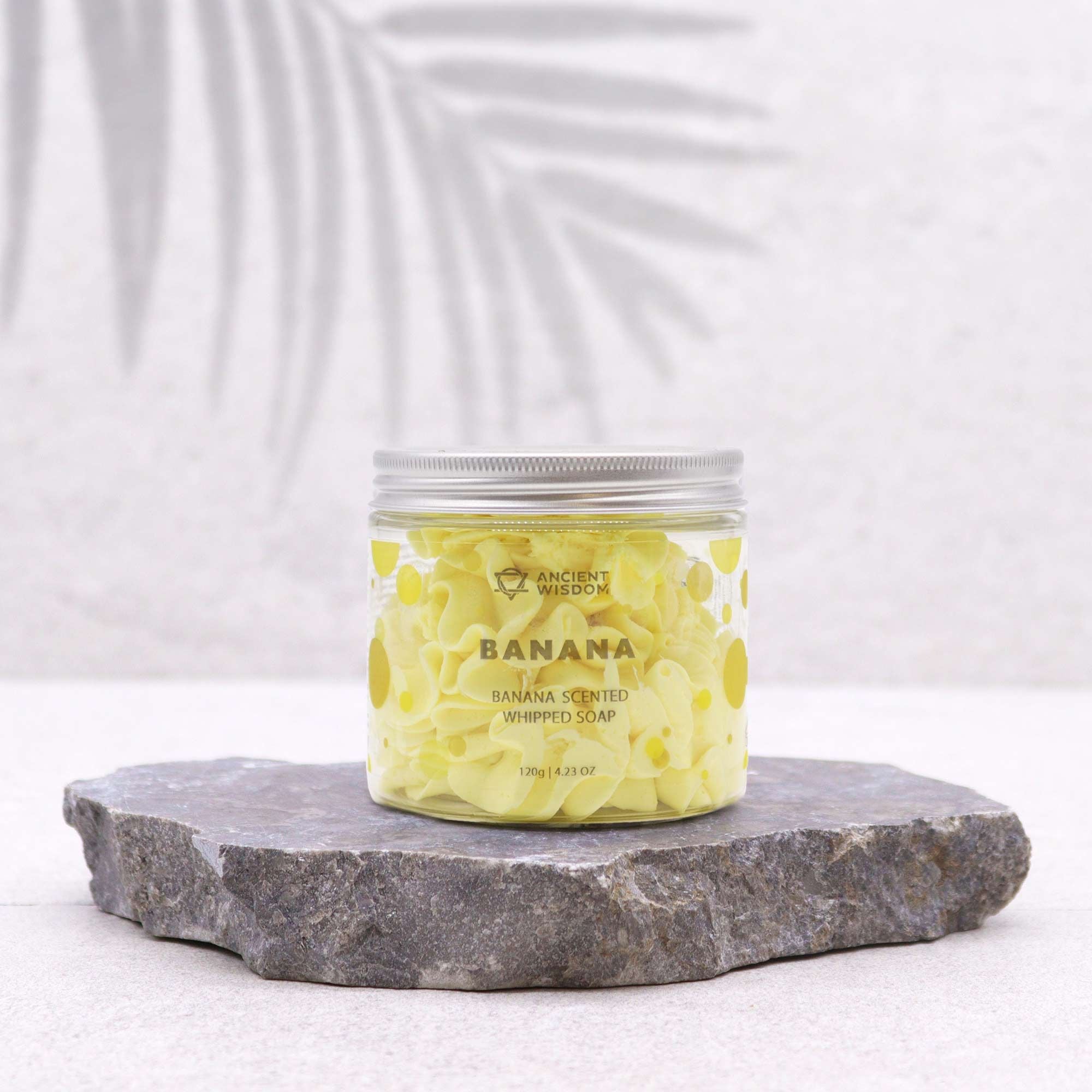Banana Whipped Soap 120g for a Refreshing Bath Experience
