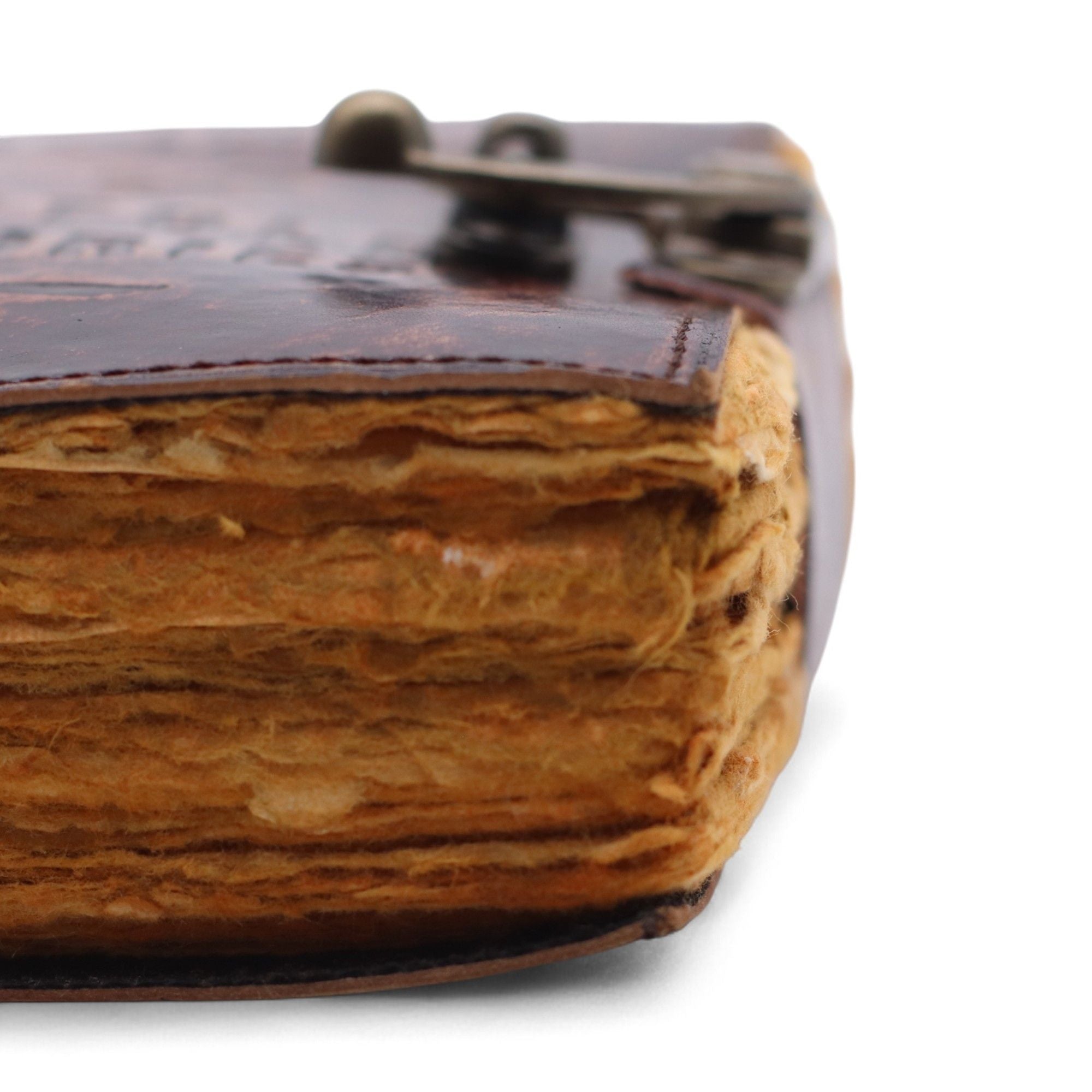 Fat Deckled Leather Notebook The Book of Untold Stories Journal