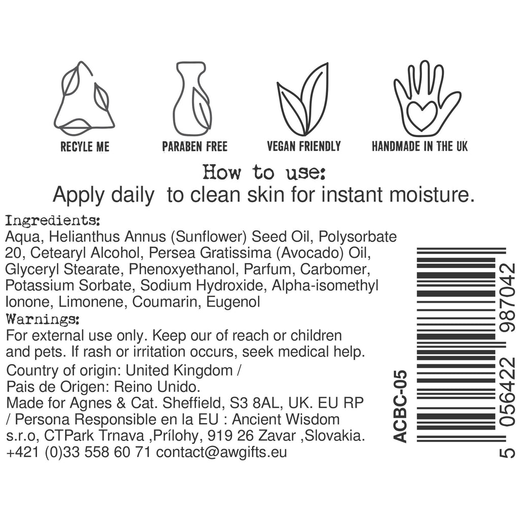 Agnes + Cat Hand and Body Cream White Fig for Daily Hydration