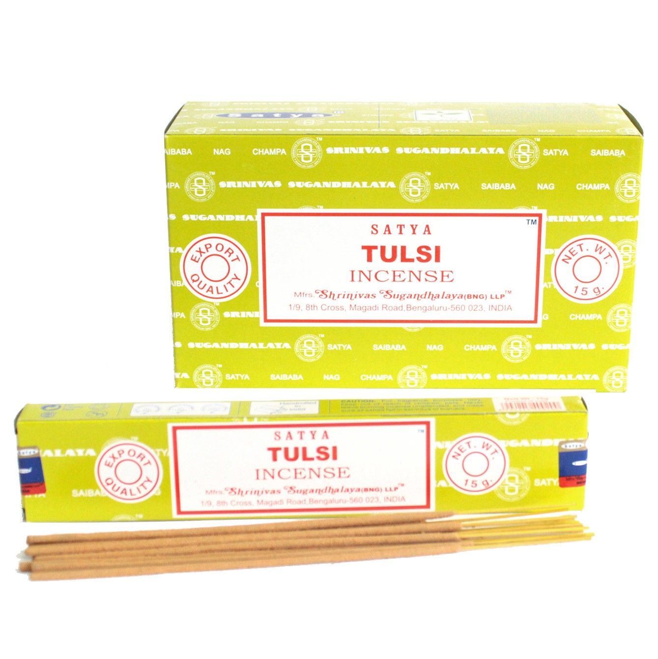 Satya Incense 15gm with Tulsi Aroma for Home Fragrance