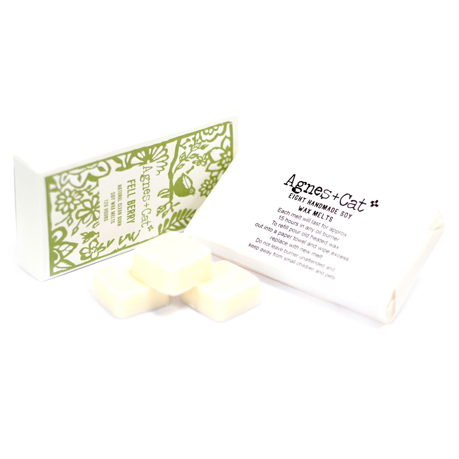 Agnes + Cat Fell Berry Box of 8 Soy Wax Melts for Home Fragrance