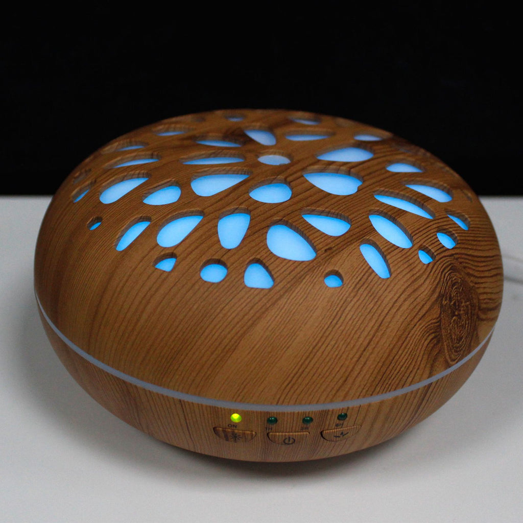 Oslo Atomiser Pebble USB Aroma Diffuser with Colour Change Timer