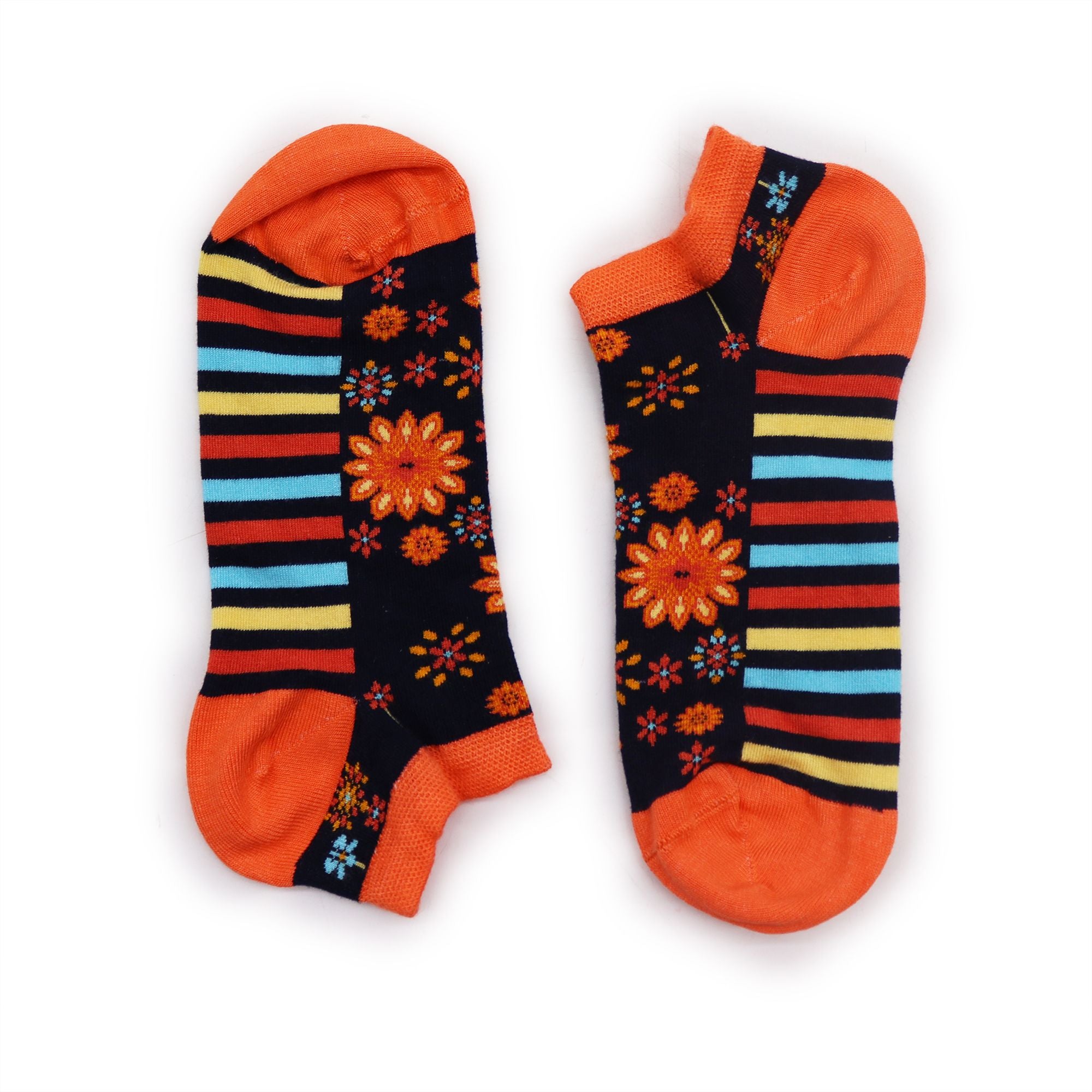 S/M Hop Hare Bamboo Low Cut Socks Mandala Flowers for Ultimate Comfort