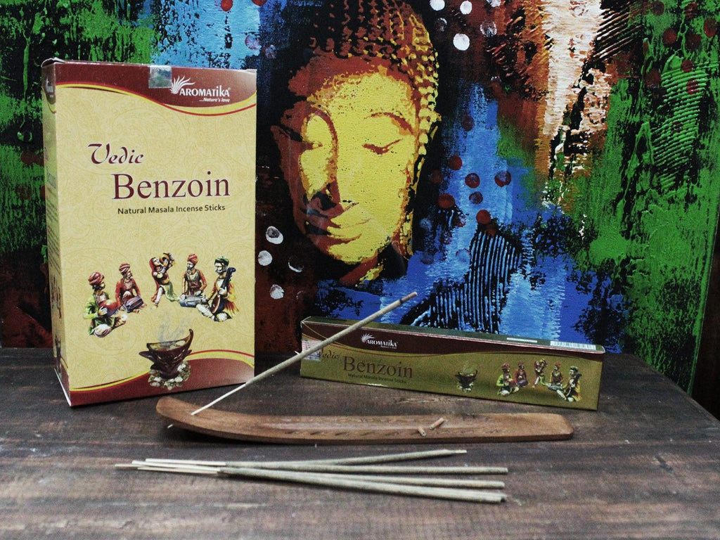 Vedic Incense Sticks Benzoin for Enchanting Aromas and Relaxation