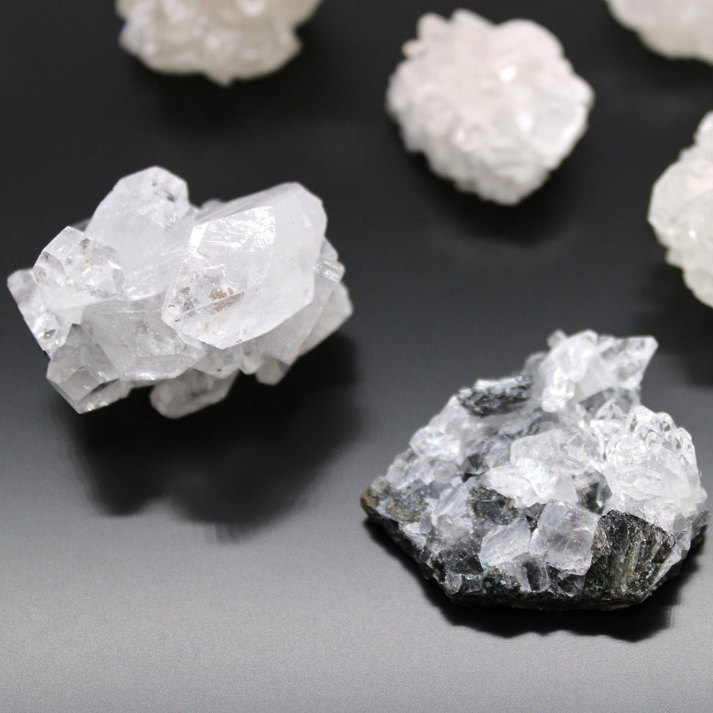 White Apophyllite Clusters 20 30mm for Home Decor and Collecting