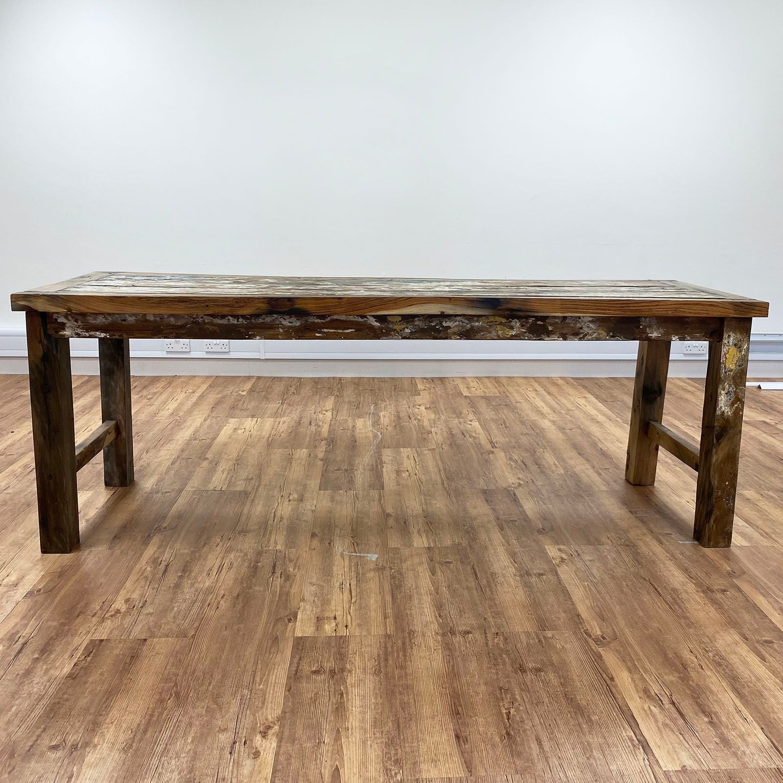 Recycled Teakwood Dining Table 1.8 m for Stylish Dining Spaces