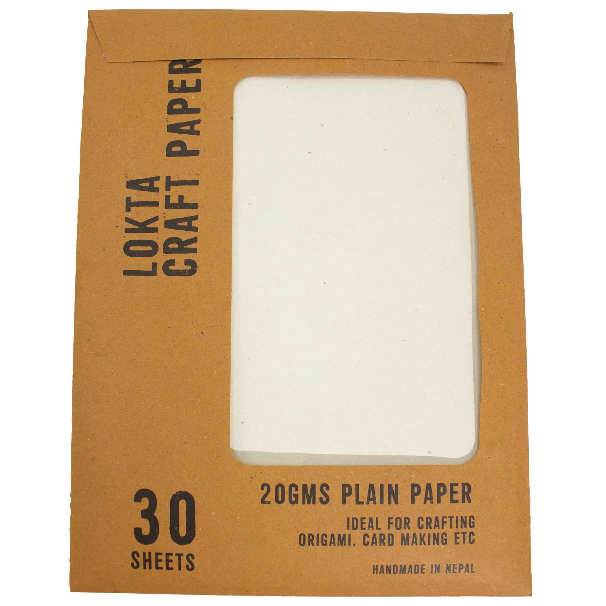 A4 Lokta Craft Paper Pack of 30 Sheets for Creative Projects