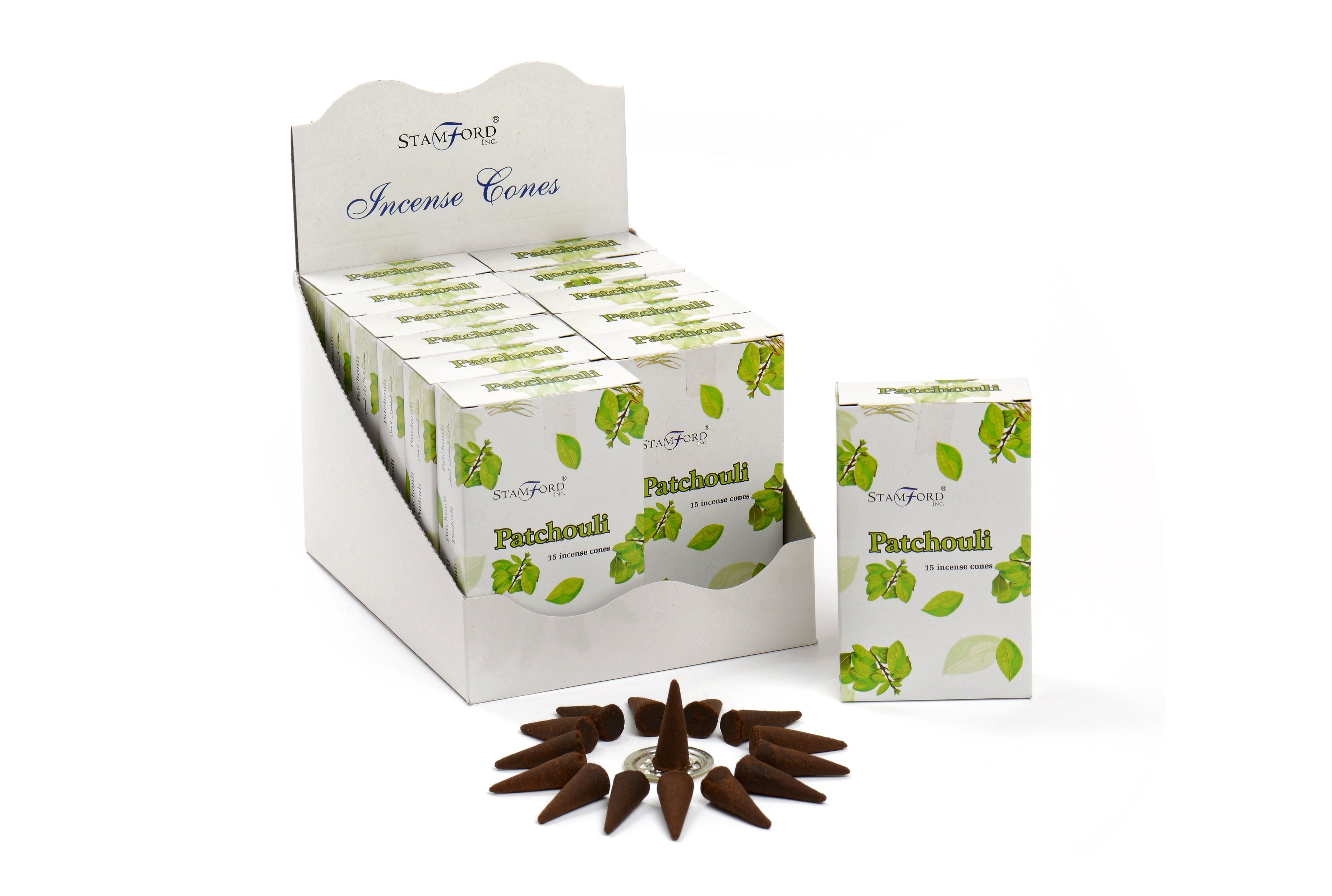 Patchouli Cones Premium Incense for Home Fragrance and Relaxation