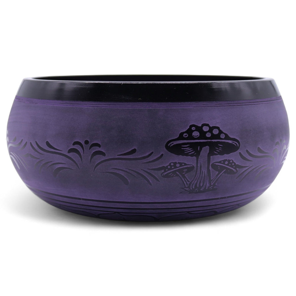 Extra Loud Mushroom Singing Bowl in Purple Haze for Meditation