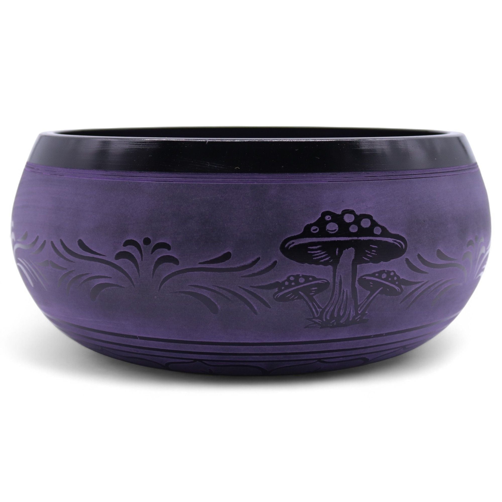 Extra Loud Mushroom Singing Bowl in Purple Haze for Meditation