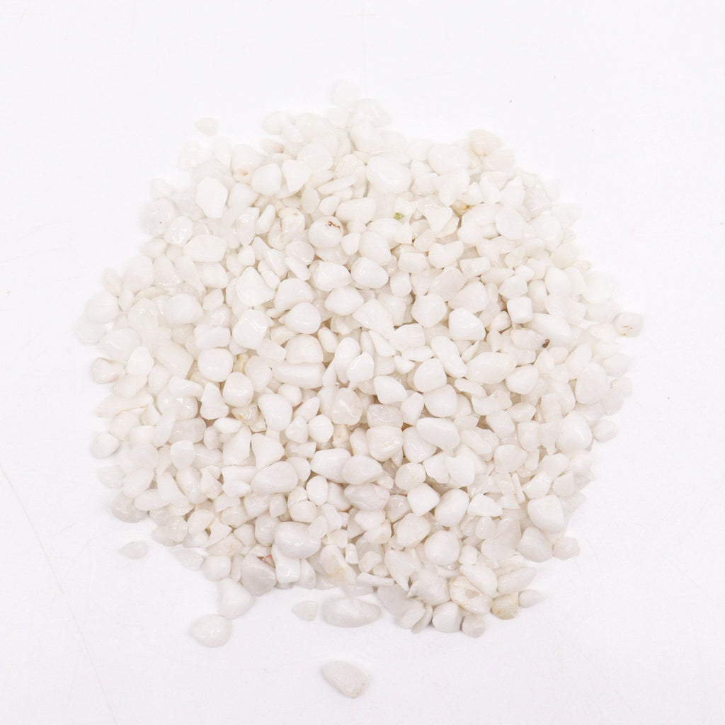 White Quartz Gemstone Chips Bulk 1KG for Crafting and Decor