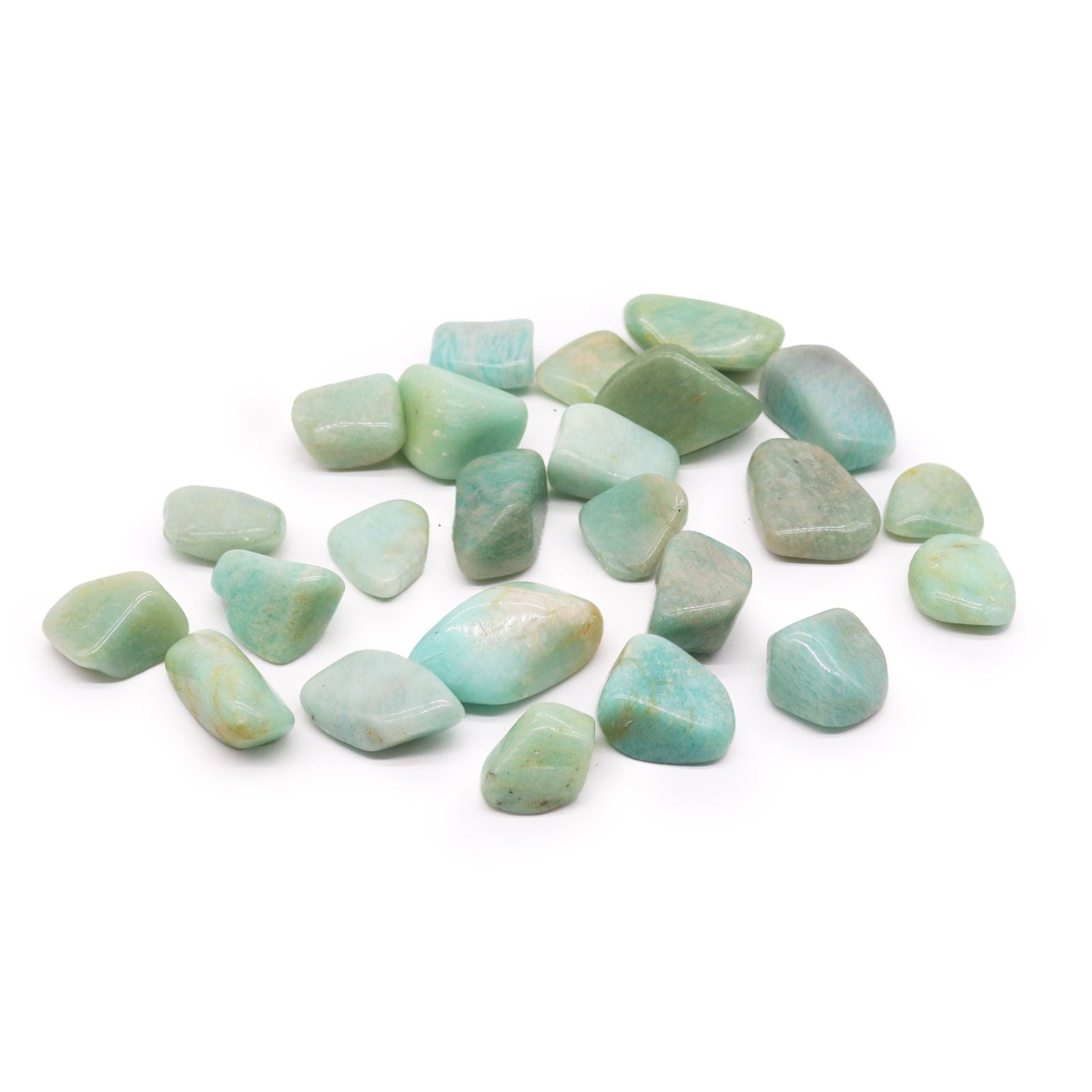 Large Amazonite Tumble Stones for Collecting and Crafting Fun