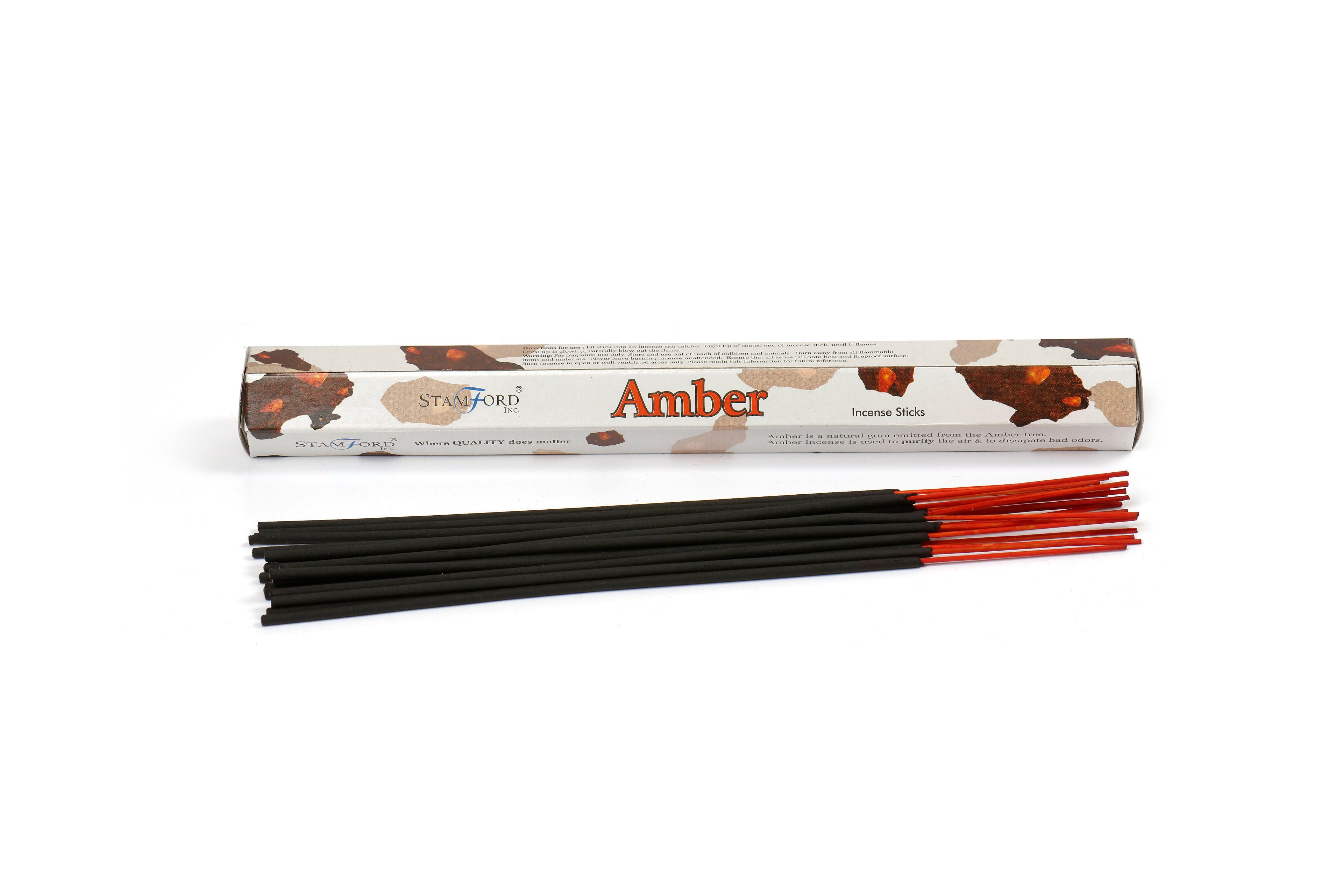 Amber Premium Incense Sticks for Home Fragrance and Relaxation