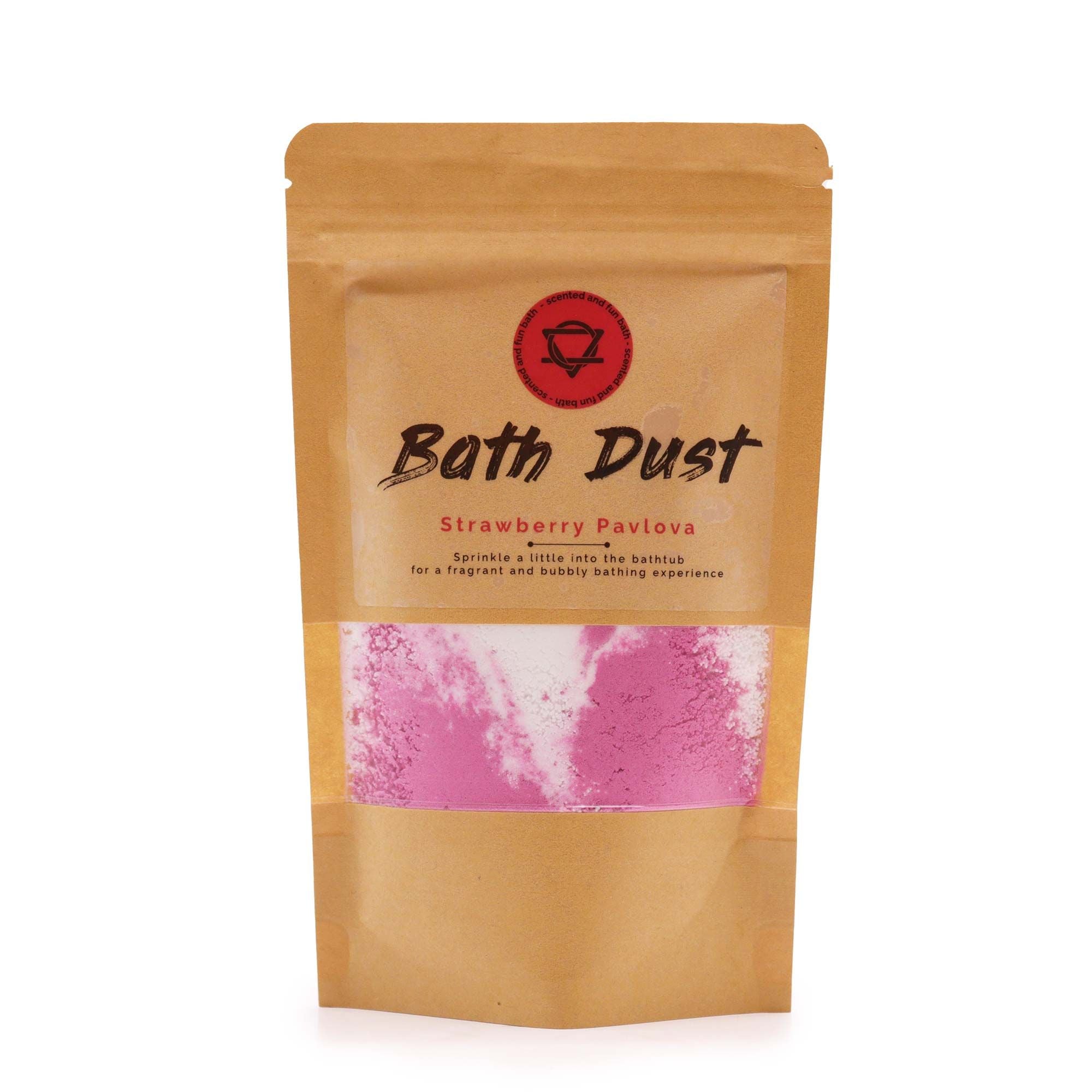 Strawberry Pavlova Bath Dust 190g for a Relaxing Luxurious Soak