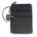 Stonewash Large Laptop Pouch in Charcoal for Daily Convenience