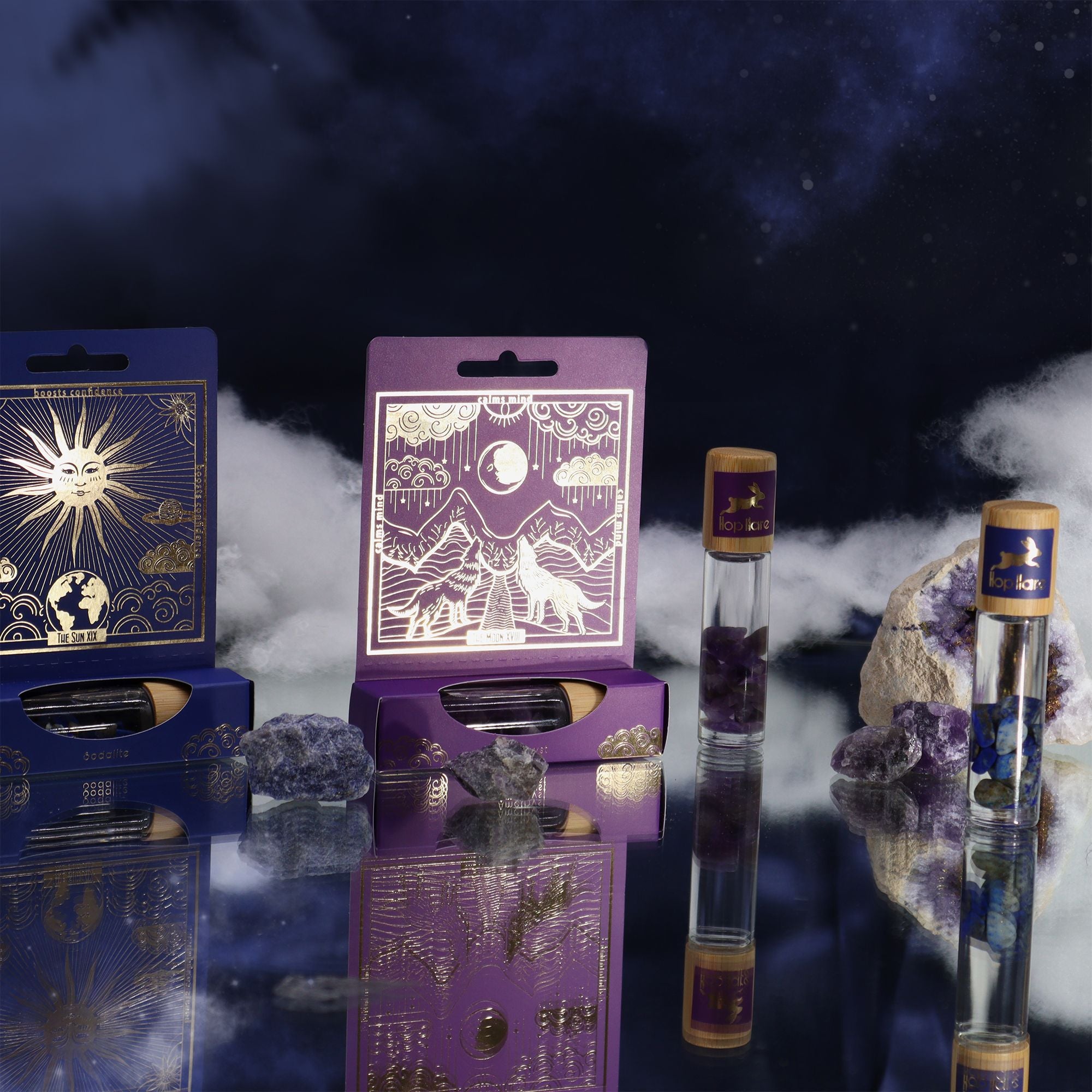 HH Tarot Roll On The Moon for Evening Rituals and Calm Relaxation