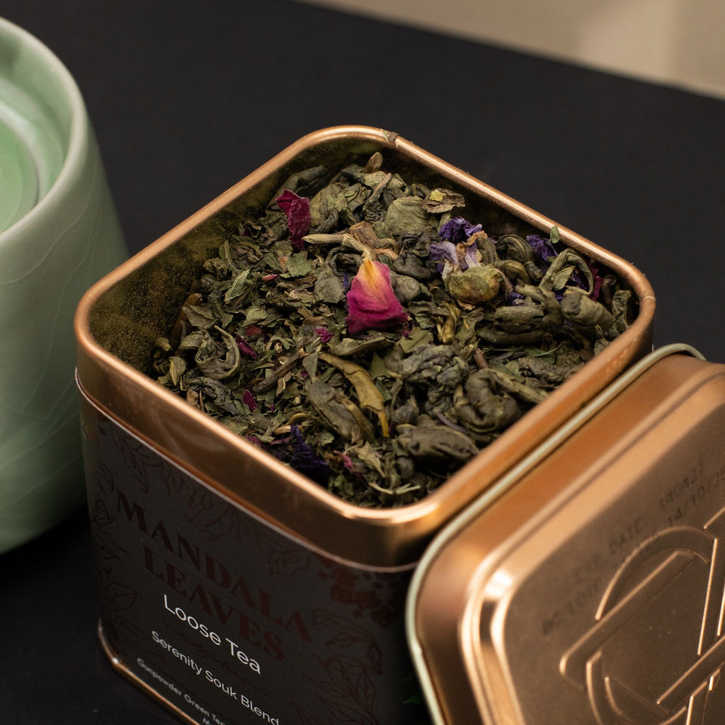 50g Serenity Souk Blend Refreshing Green Tea with Mint and Floral
