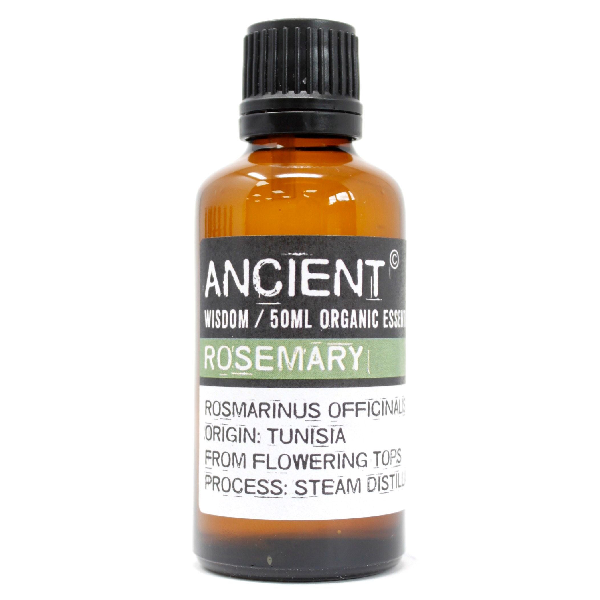 Rosemary Organic Essential Oil 50ml for Aromatherapy and Massage