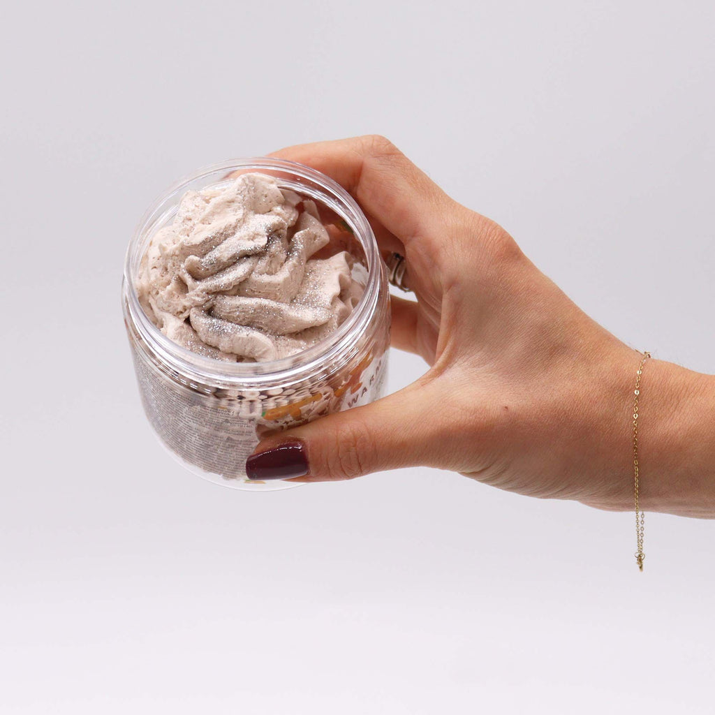 Warm Gingerbread Whipped Soap 120g for Festive Cleansing Delight