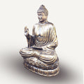 Large Antique Gold Buddha Teaching on Lotus Statue 2 Metres Tall