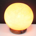 Himalayan Salt Lamp Ball with Big Wooden Base for Home Decor