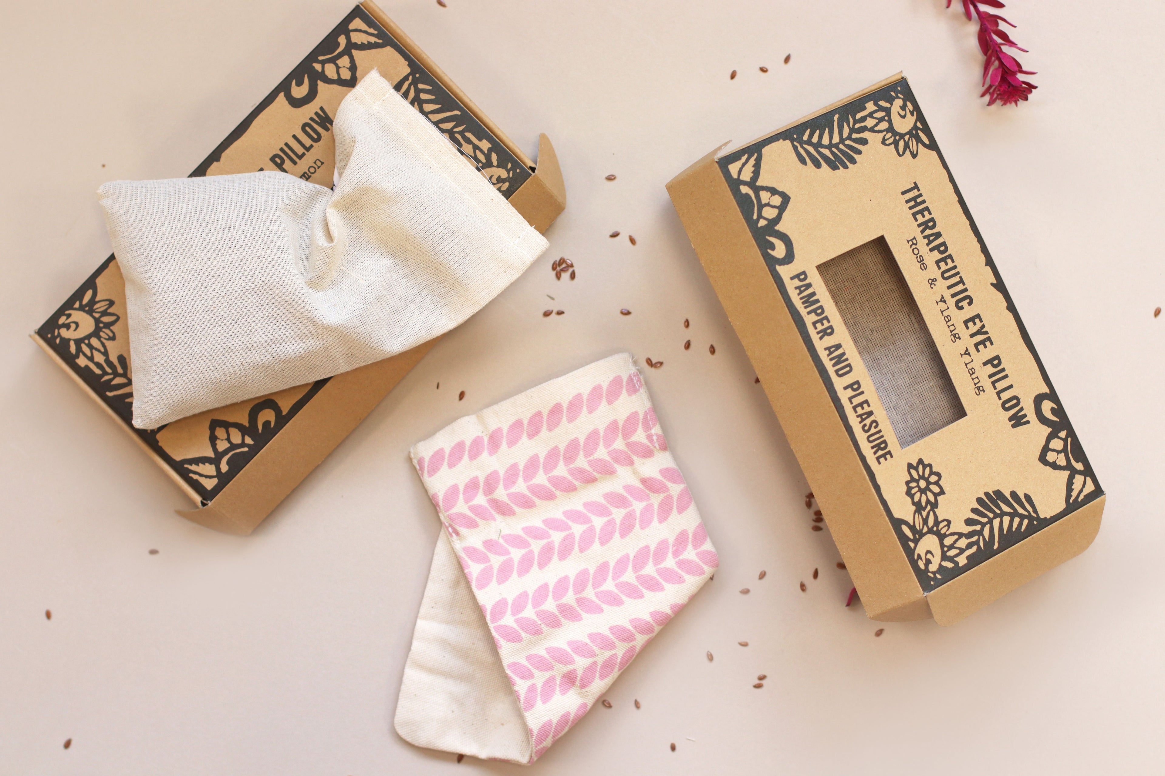 Agnes & Cat Eye Pillow for Pamper and Pleasure Self Care Moments