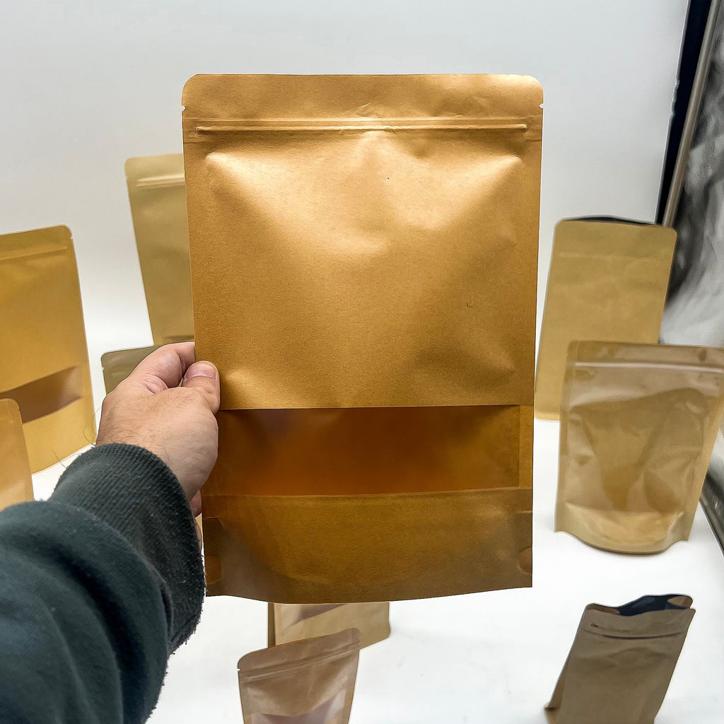 Kraft Window Bag 16 x 24 cm for Creative Gift Packaging Use