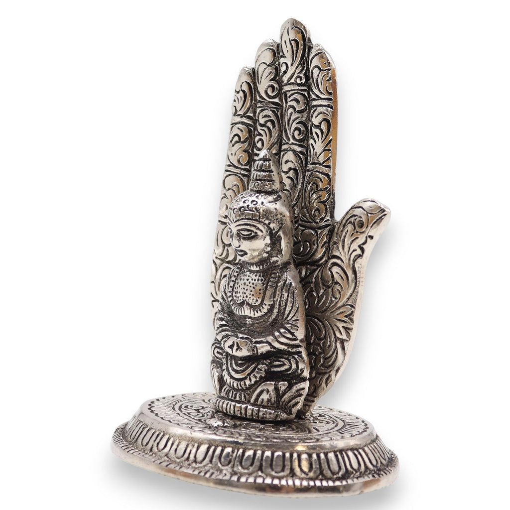 Hand Buddha Incense Holder with Intricate Design for Relaxation