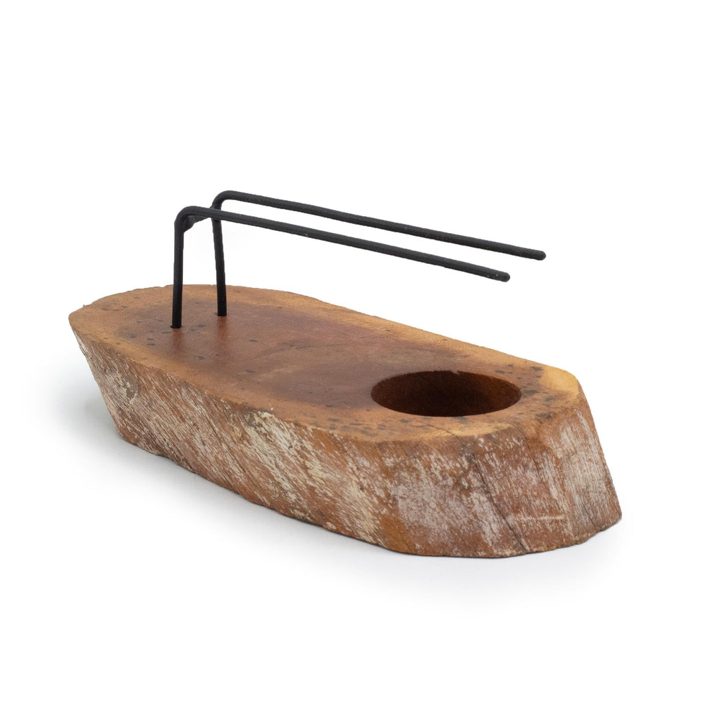 Palo Santo Heater Whitewash Gamel Wood for Aromatic Enjoyment