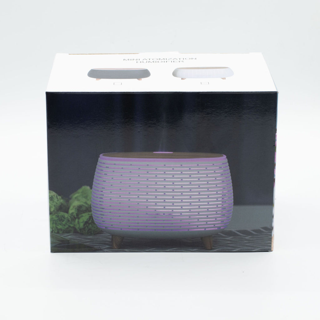 Futuristic Ribbed Aroma Diffuser with Colour Changing LED Light