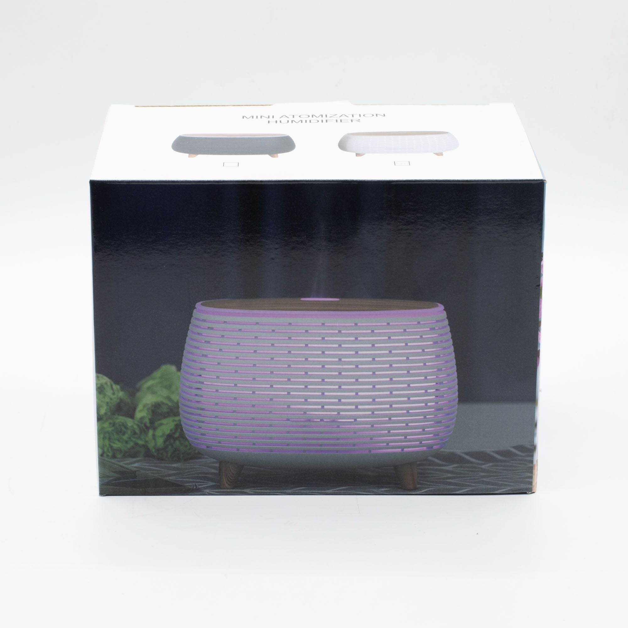 Futuristic Ribbed Aroma Diffuser with Colour Changing LED Light