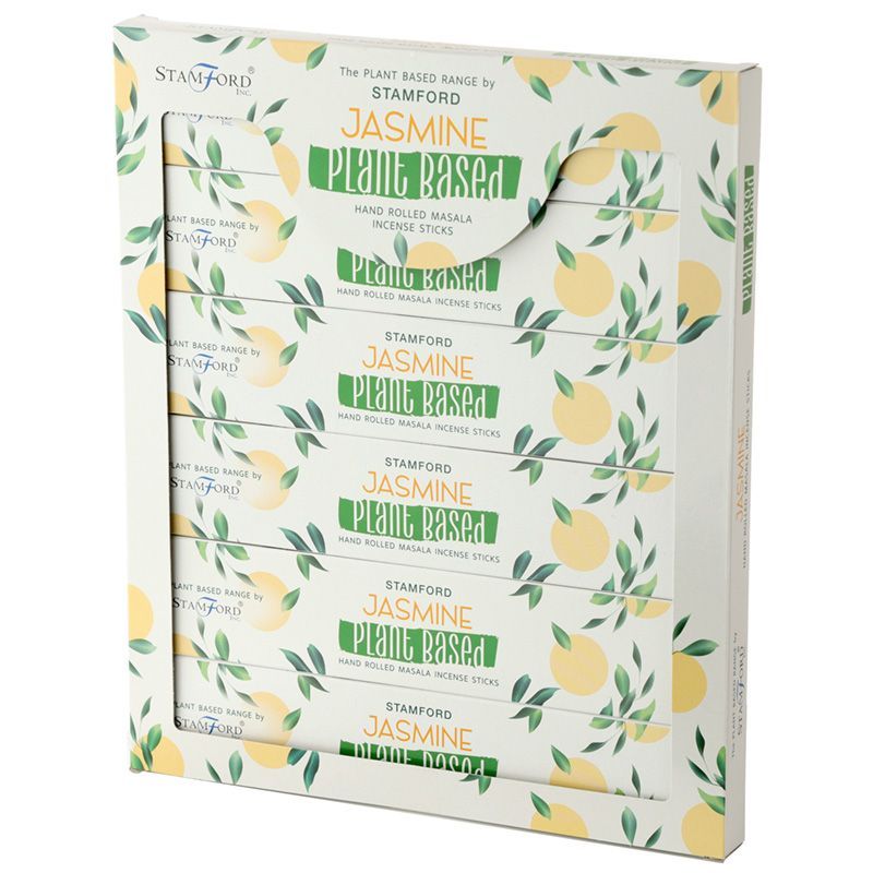 Plant Based Masala Incense Sticks with Jasmine Scent for Home Use