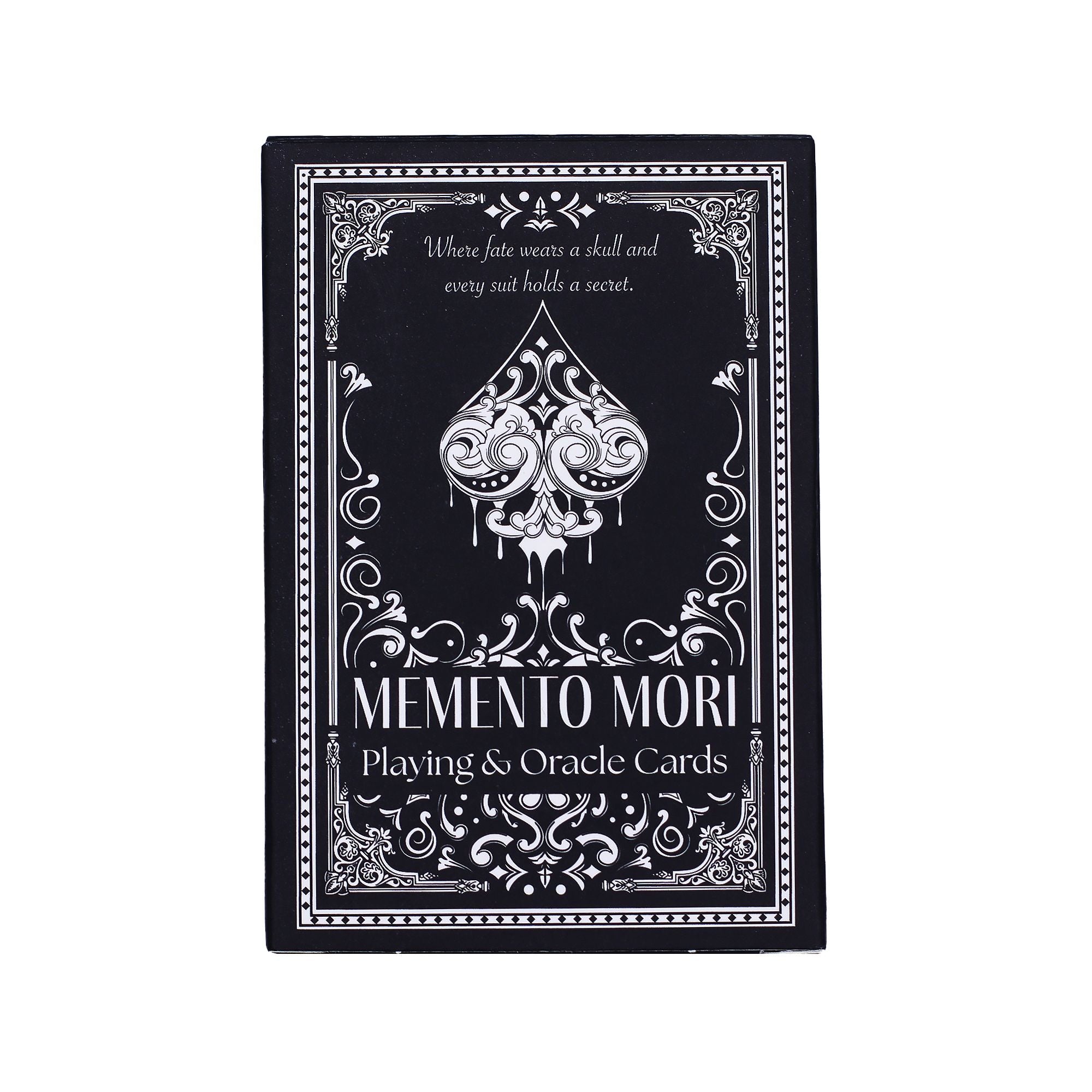 Memento Mori Gothic Playing & Oracle Cards for Unique Gameplay