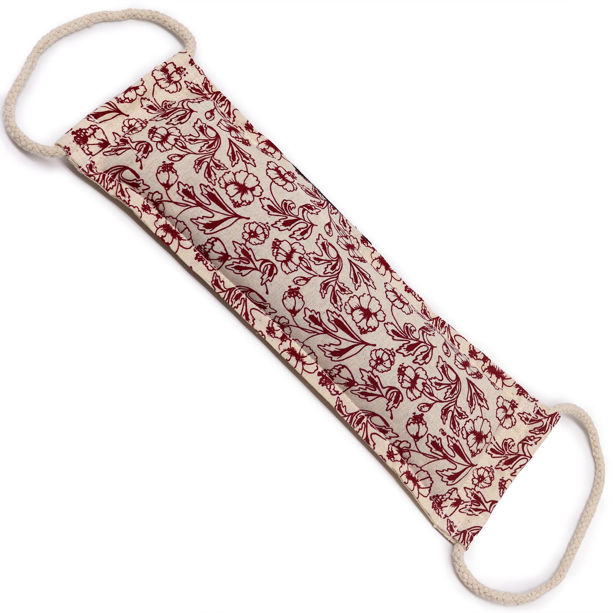 Natural Cotton Wheat Bags with Rope Handle in Vibrant Purple